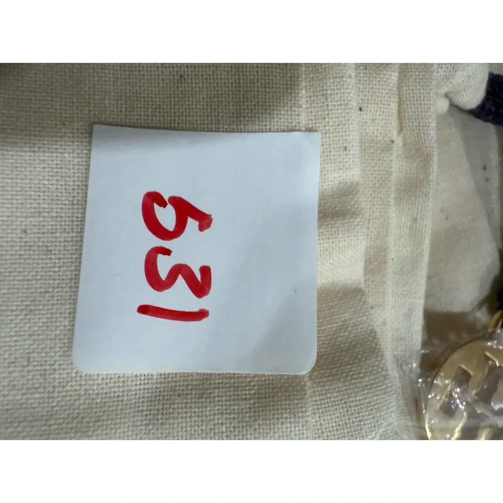 Tory Burch Dust Bag Logo Geometric Print Drawstring‎ Pouch